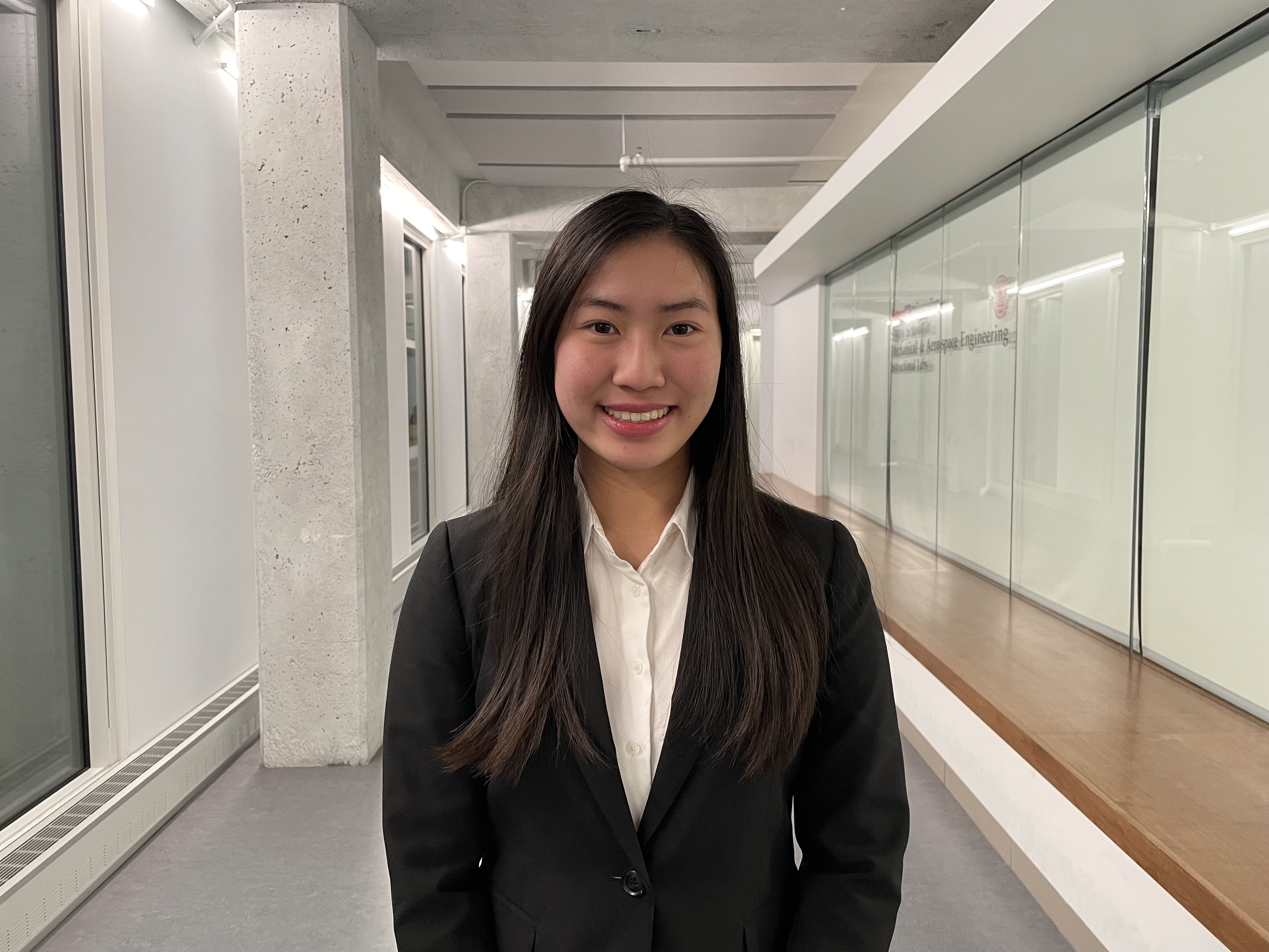 Meet Grace Lo! <br><br> 
                I joined EIA because I wanted to apply engineering skills to work on projects 
                that serve global communities. I've enjoyed learning and taking part in designing 
                bridges that come to fruition each summer.