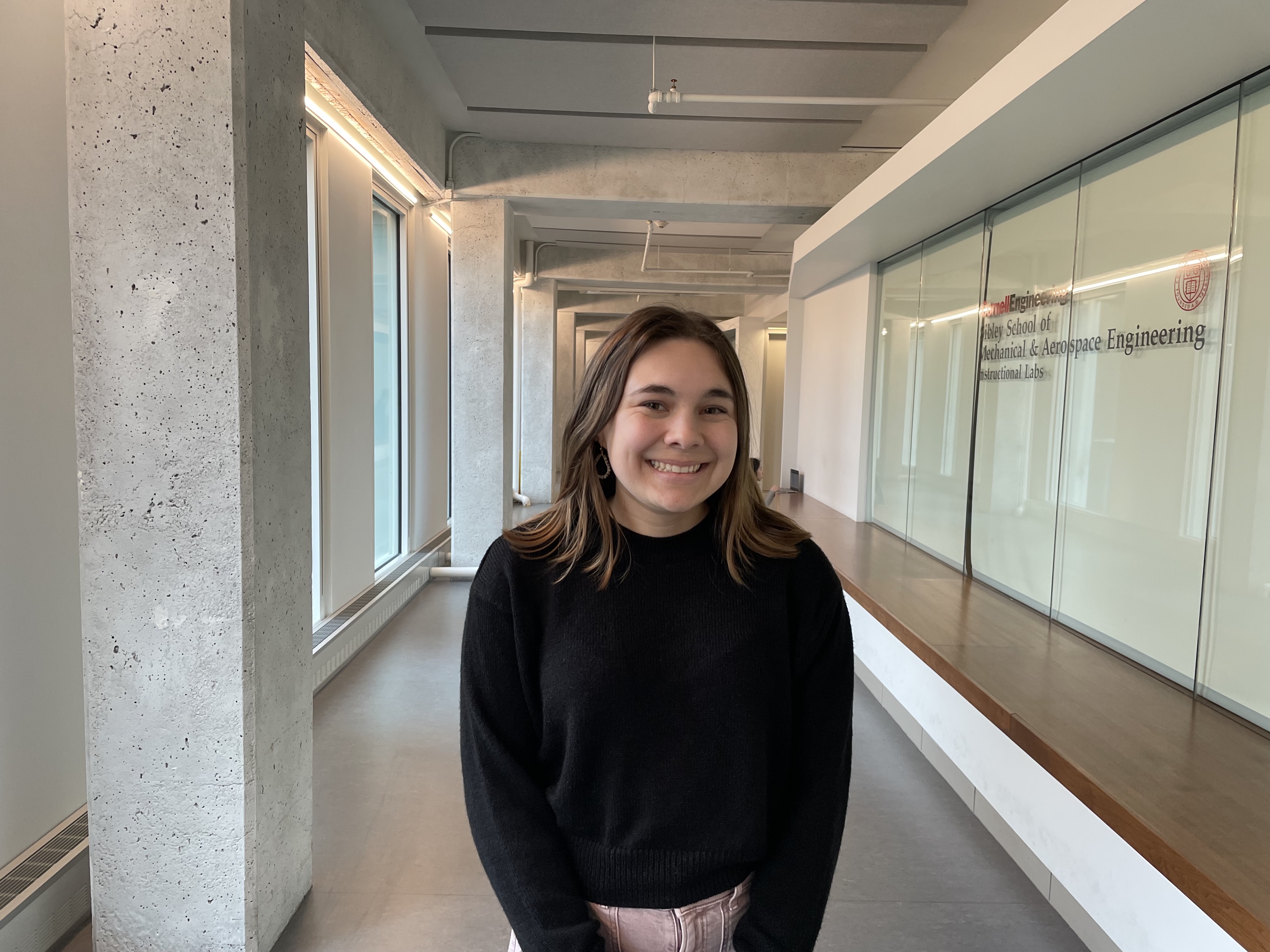 Meet Juliette DeSpirito! <br><br> She's the Design Lead this year!
              I joined EIA because I am passionate about using my engineering skills to help others, 
              and a fun fact is that my dream job is to build roller coasters for Disney World.